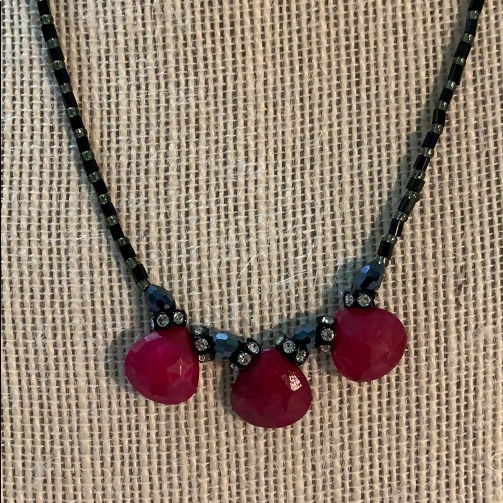 Real Ruby Stone Necklace - image 2